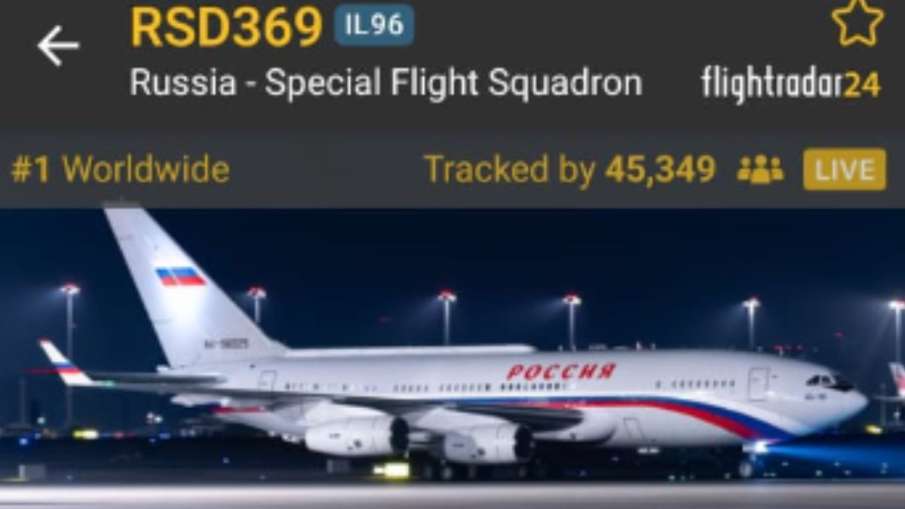 Vladimir putin plane tracking