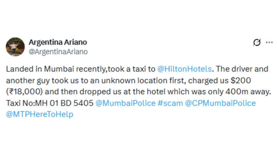 विदेशी महिला ने एक्स पर किया पोस्ट। 