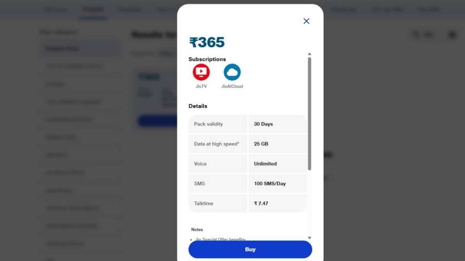 Jio Rs 365 Plan