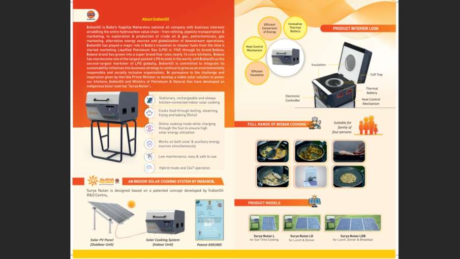 Indian Oil Solar Cooking System
