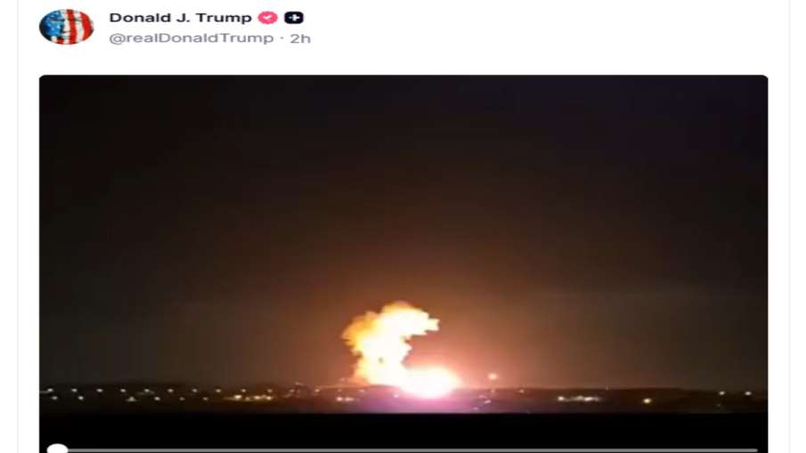 डोनाल्ड ट्रंप ने शेयर किया वीडियो