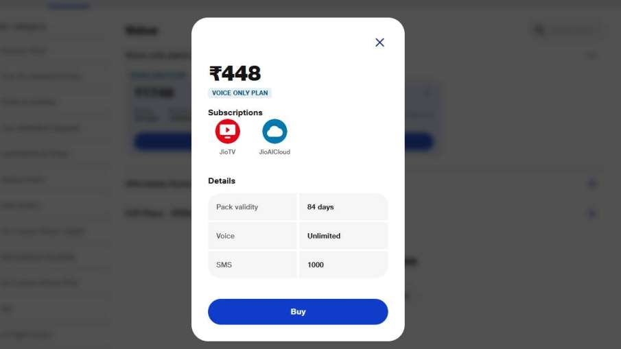 Jio 84 days plan