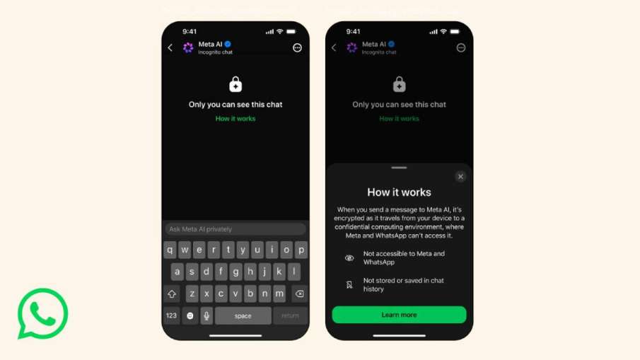 WhatsApp incognito Chat