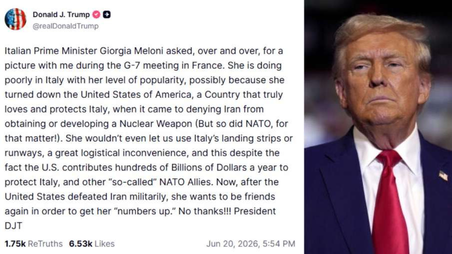 Donald Trump Giorgia Meloni
