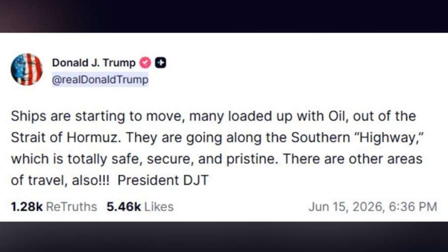 Trump's post
