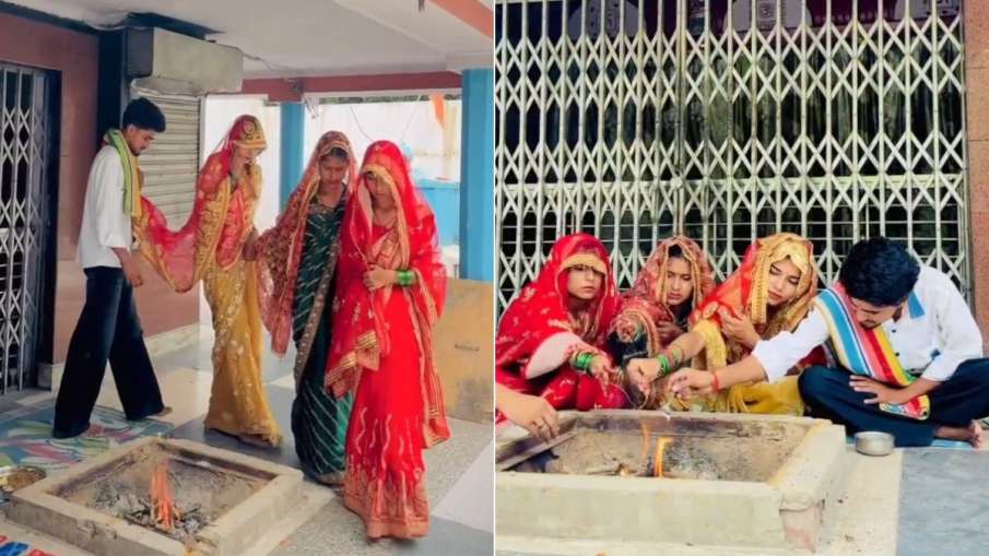 अमरोहा में तीन दुल्हनों वाली शादी फर्जी निकली।