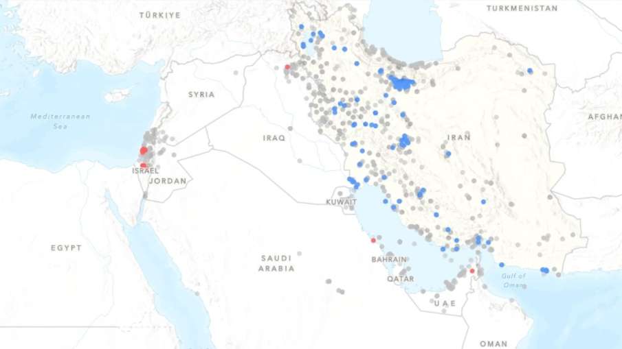 middle east map
