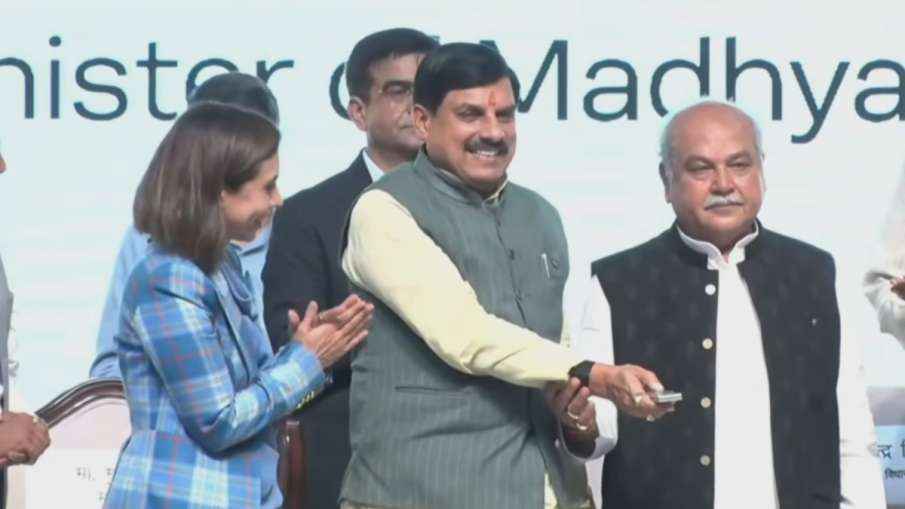 CM Mohan yadav godrej unit in bhind