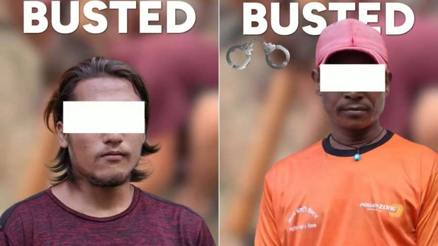 दोनों युवक हिरासत में।
