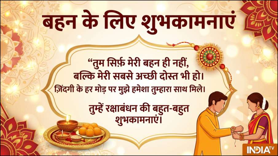 रक्षाबंधन की शुभकामनाएं