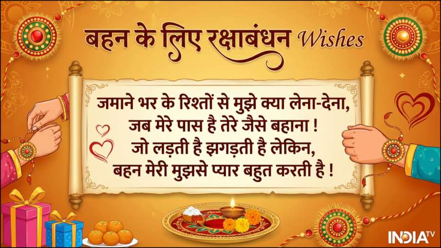 रक्षाबंधन की शुभकामनाएं