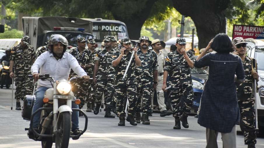 दिल्ली में कड़ी सुरक्षा