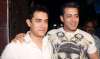 Salman Khan with Aamir Khan