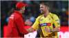 Kevin Pietersen of Bangalore shakes the hand of Andrew Flintoff of Chennai during IPL T20 match 