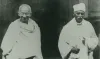 Mahatma Gandhi and Madan Mohan Malviya | Source: Twitter- India TV Hindi