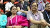 P Chidambaram with his wife Nalini Chidambaram- India TV Hindi