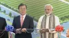 PM Modi and South Korean President Inaugrating New Samsung Mobile Manufacturing Plant in Noida- India TV Hindi