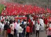 Farmers, labourers hold protest- India TV Hindi