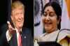 donald trump and sushma swaraj- India TV Paisa