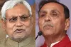 Nitish Kumar and Vijay Rupani | PTI- India TV Hindi