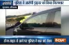 VIDEO: चालान से बचने के लिए ड्राइवर ने की भागने की कोशिश, कार की बोनट पर कूद गया सिपाही- India TV Hindi