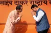 Maharashtra Chief Minister Devendra Fadnavis greets Shiv...- India TV Hindi