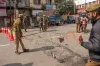 Army personnel stand guard during the 4th consecutive day...- India TV Hindi