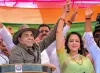 BJP Candidate from Mathura Lok Sabha seat Hema Malini with...- India TV Hindi