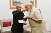 PM Narendra Modi meets Former President Pranab Mukherjee | Twitter- India TV Hindi