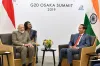P M Narendra Modi meets the President of Indonesia Joko Widodo, on the sidelines of the G-20 Summit,- India TV Hindi