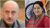 Anupam kher and Sushma Swaraj- India TV Hindi