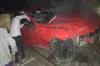 mns leader car fell on railway track from bridge- India TV Hindi
