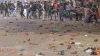 Protestors pelt stones at police personnel after their...- India TV Hindi