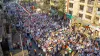 Protesters raise slogans during a rally against the...- India TV Hindi