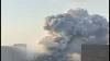 लेबनान की राजधानी बेरूत में भीषण विस्फोट, पूरे शहर में पसरा काला धुआं- India TV Hindi