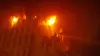 Fire breaks out at the 12th floor of a multi-storeyed building in Kolkata, Monday. - India TV Hindi