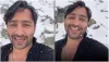 Shaheer Sheikh enjoys heavy snowfall in Ladakh- India TV Hindi