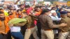 Residents and members of various pro-Hindu organisations stage a protest against members of Muslim c- India TV Hindi