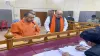 UP Chief Minister Yogi Adityanath with Union Home Minister Amit Shah files his nomination papers for- India TV Hindi