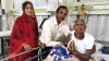 Dr Dharam Singh with his old ailing father- India TV Hindi