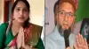 Aruna Upadhyay and Asaduddin Owaisi- India TV Hindi