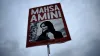 Picture of Iranian woman Mahsa Amini during a protest against her death- India TV Hindi
