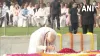 Prime Minister Narendra Modi paid tribute to Mahatma Gandhi at Raj Ghat on the occasion of Gandhi Ja- India TV Hindi