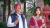 डिंपल यादव और अखिलेश यादव- India TV Hindi