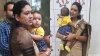 NCP विधायक सरोज अहिरे अपने बच्चे के साथ।- India TV Hindi