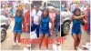 Ladki Ka Dance Video on street in short dress gone viral google trends Teri Aakhya Ka Yo Kajal- India TV Hindi