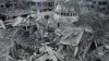 गाजा पट्टी पर इजरायल के हवाई हमले में जमींदोज इमारतें- India TV Hindi