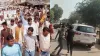 मंत्री जाहिदा खान के पति की गाड़ी पर पथराव।- India TV Hindi