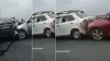 एकाएक 8 कारें आपस में टकरा गईं।- India TV Hindi