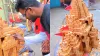 बिस्किट से बनाई राम मंदिर की रेप्लिका- India TV Hindi